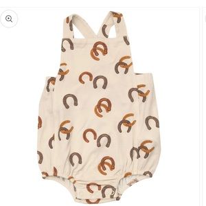NWT Angel Dear Lucky Horseshoe Retro Sunsuit 6-12 months